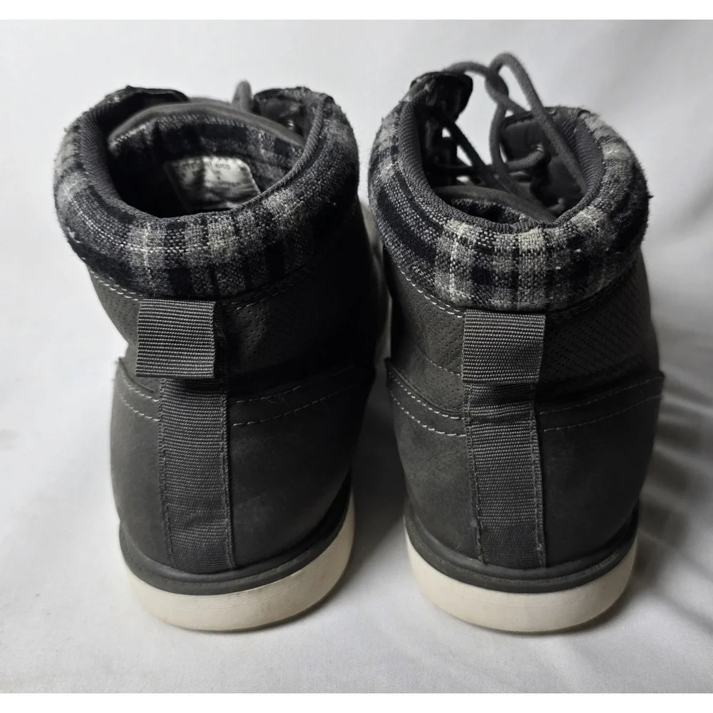 Levis Boots Kids Boys 5 Ankle Boots Gray Lace Comfort Trendy
